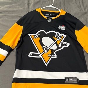 Fanatics Black and Yellow Penguins Hockey Jersey